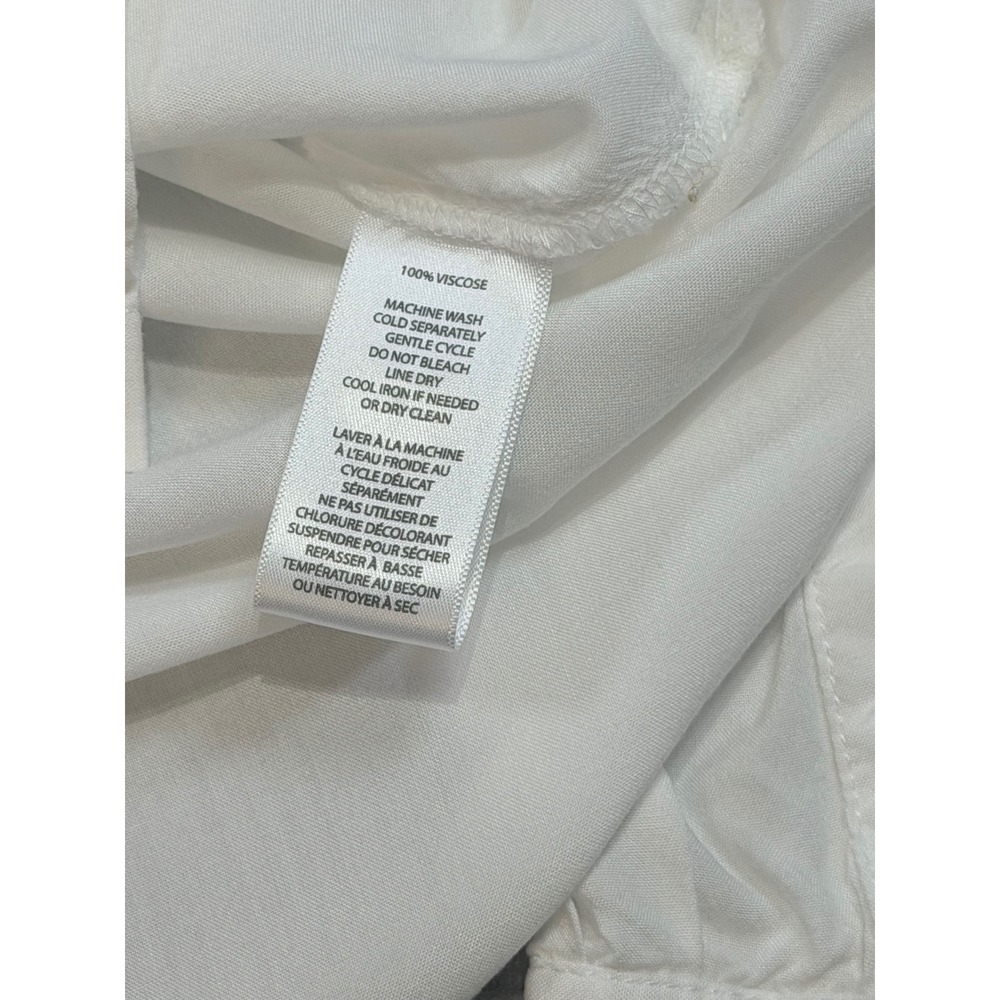 BEACHLUNCHLOUNGE Arya White Button-Down Shirt Size Small - Picture 6 of 7